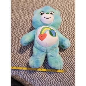 Care Bears Love Thee Earth Blue Plush Bear Care Bear 13" Plush Size